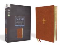 Nasb, Thinline Bible, Large Print, Leathersoft, Brown, Red Letter, 1995 Text, Comfort Print Av Zondervan Nasb, Thinline Bible, Large Print, Leathersoft, Brown, Red Letter, 1995 Text, Comfort Print Av Zondervan