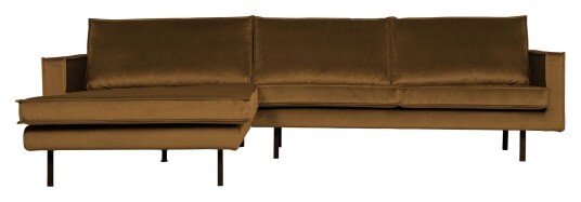 BePureHome Rodeo 3-seter. Sofa m/Venstrevendt sjese - Honninggul Velur