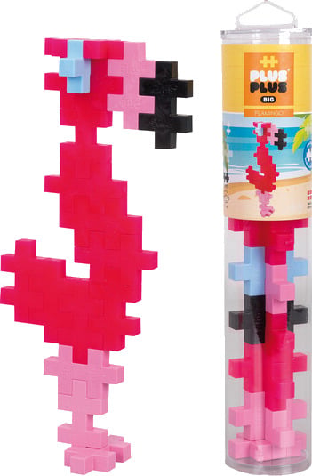 Byggesett Plus Plus BIG Flamingo i tube