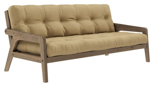 Karup Design Grab Sovesofa, Brunlakkert furu, Wheat Beige 1727941-03-0 1727941-09-0 Karup Design Grab Sovesofa, Brunlakkert furu, Wheat Beige 1727941-03-0 1727941-09-0