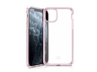 ITSKINS HYBRID CLEAR cover til iPhone 11 Pro Max / XS Max®. Lyserød og gennemsigtig