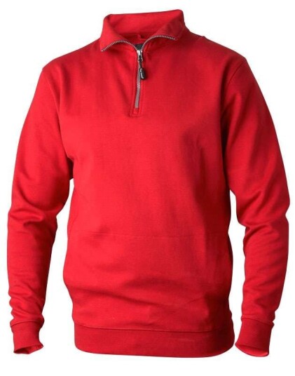 Top Swede Sweatshirt Zip 0102 Röd 3xl Top Swede Sweatshirt Zip 0102 Röd 3xl
