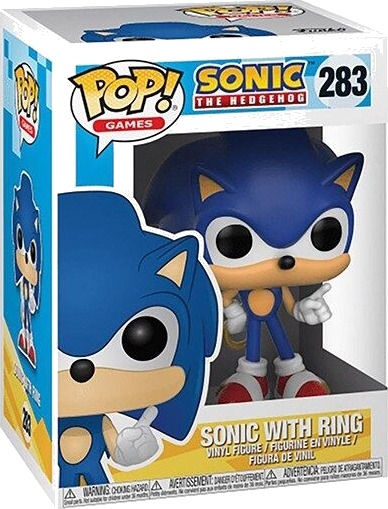Funko Sonic the Hedgehog Pop Vinyl Figur med Ring, Flerfarget