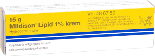 Mildison Lipid krem 1%, 15 gram