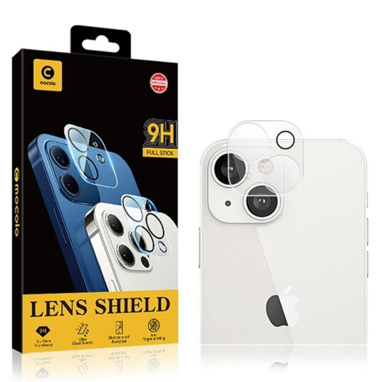 INCOVER iPhone 14/14 Plus Beskyttelsesglass for Kameralinse Bak - Dekselvennlig - Gjennomsiktig