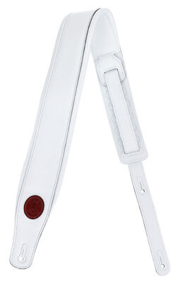 Levys Pad. Garm. Leather Strap 3"" WH