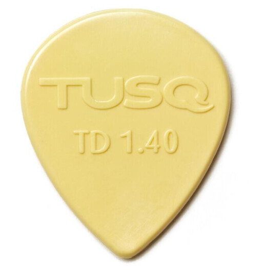 Graph Tech Tusq Tear Drop Picks 1.4 Mm 72 Pcs, Vintage Hvit