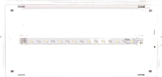 Awex Nødarmatur Exit Led 1W 130Lm 1T Enbatteri At Hvit Ete/1W/Bse/At/Wh