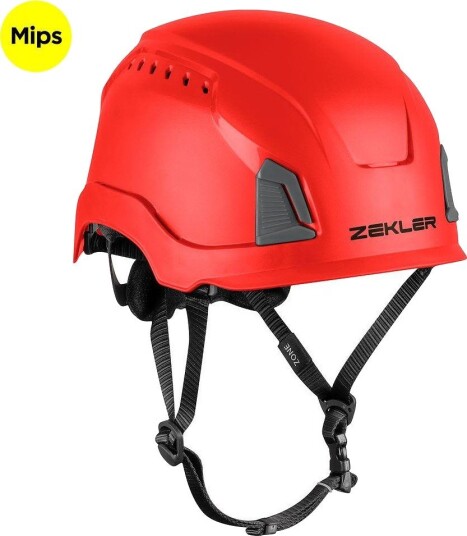 Zekler Vernehjelm Zone MIPS Med 12 Ventilasjonshull Rød