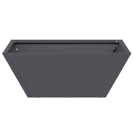  plastplantepotte Antrasitt Plast 40 x 40 x 15 cm