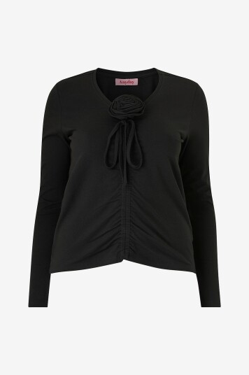 Anyday - Topp Any-elmira 256 L/S - Svart