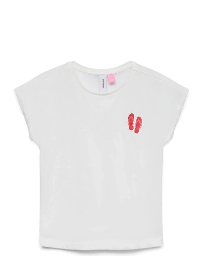 Vero Moda Girl Vmnanna Ava Ss Top Box Jrs Girl White 134/140