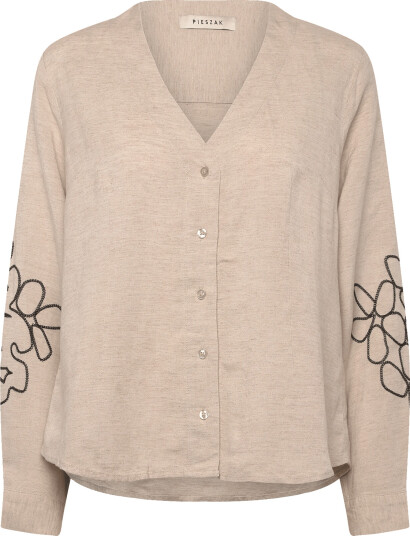 Pieszak | Pd Camilla Emb. V Neck Shirt | 34