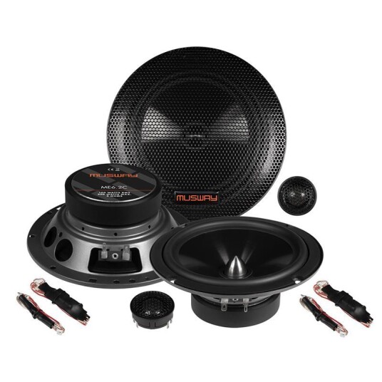 Musway 6½" komponentsett - 6½ komponentsett ME 100/200W