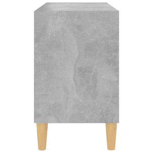 vidaXL TV-benk med ben i betonggrå 69,5x30x50 cm