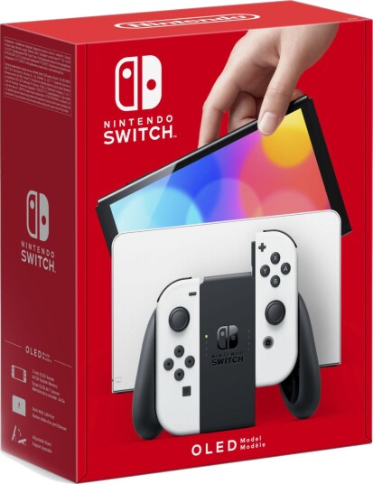 Nintendo Switch OLED Konsoll Hvit