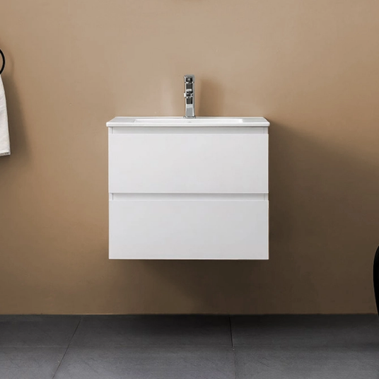 Bathlife Eufori Servantskap 60x50x46 cm med servant Hvit Bathlife Eufori Servantskap 60x50x46 cm med servant Hvit