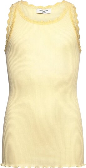Rosemunde Kids Rkbalta Modal Sl Lace Top Yellow 152