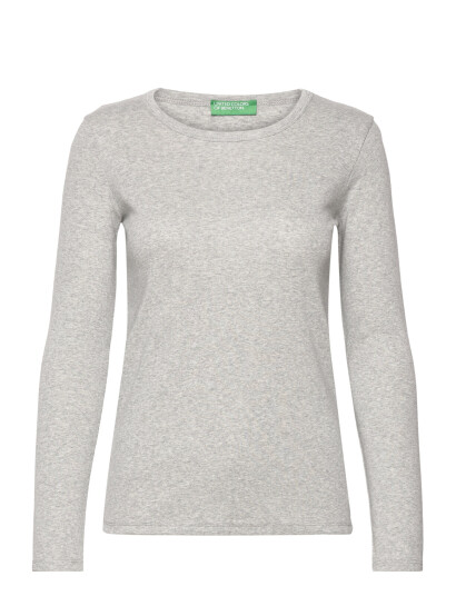 United Colors of Benetton T Shirt L/S Grey XS