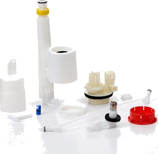 Ifø Cera Innløpsventil med Stativ for Baderom - Plast, Hvit