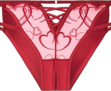 Hunkemöller Olivia Highleg Brazilian Rød