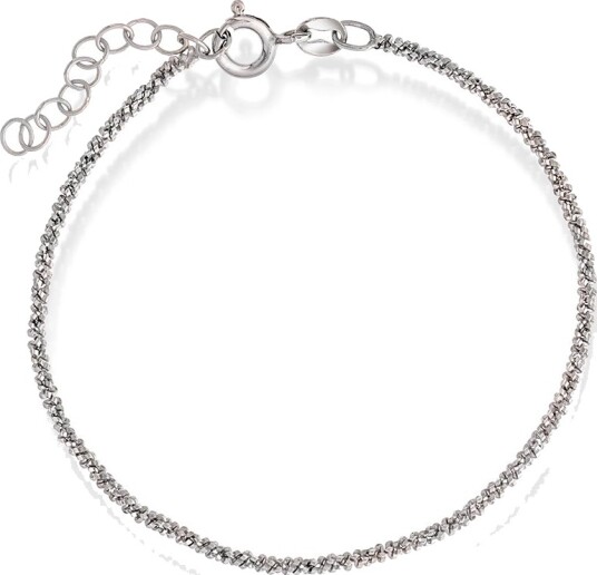 Pan Jewelry, Armbånd i rodinert 925 sølv 19 cm Pan Jewelry, Armbånd i rodinert 925 sølv 19 cm
