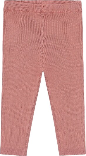 Hust and Claire Leggings - Rib - HcLui - Gammel Rosie - Hust and Claire - 62 - Leggings - Rosa