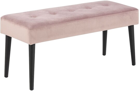 Glory benk velour dusty rose.