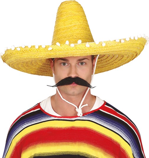 Fiestas Guirca Sombrero Stor Gul One size 13652