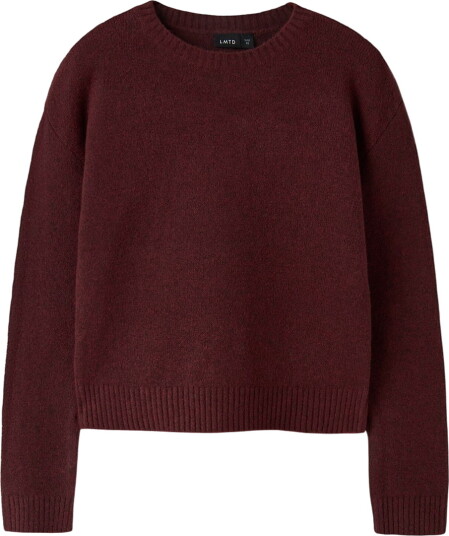LMTD Genser - Strikk - Short - NlfBynt - Burgundy - LMTD - 9-10 år (134-140) - Genser - Bordeaux