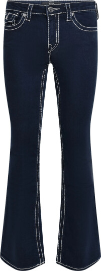 True Religion Becca Mr Boot Cut Flap Big T Flap   Navy   24 x 33