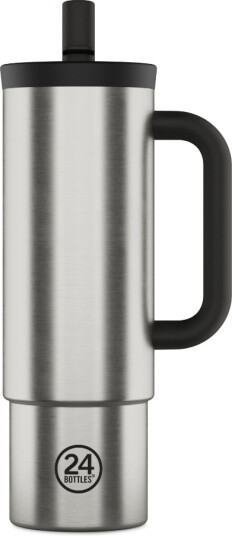 24bottles Straw Cup 800 Ml - Brushed Steel - Silver - 800 ML