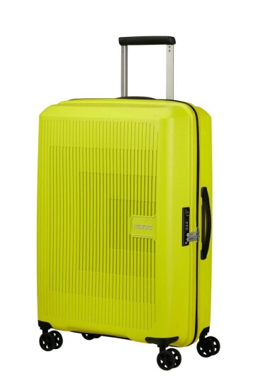 American Tourister AEROSTEP medium utvidbar koffert 67 cm Light Lime