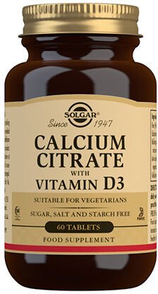 Solgar Calcium Citrate + D3-vitamin