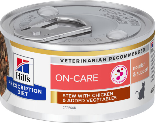 Hill's Prescription Diet Feline ON-Care Kylling & Grønnsaksgryte 82 g Kattemat Hill's Prescription Diet Feline ON-Care Kylling & Grønnsaksgryte 82 g Kattemat