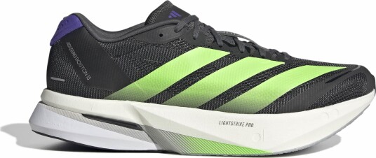 Adidas Men"s Adizero Boston 13 Core Black / Lime Burst / Energy Ink 44 Adidas Men"s Adizero Boston 13 Core Black / Lime Burst / Energy Ink 44