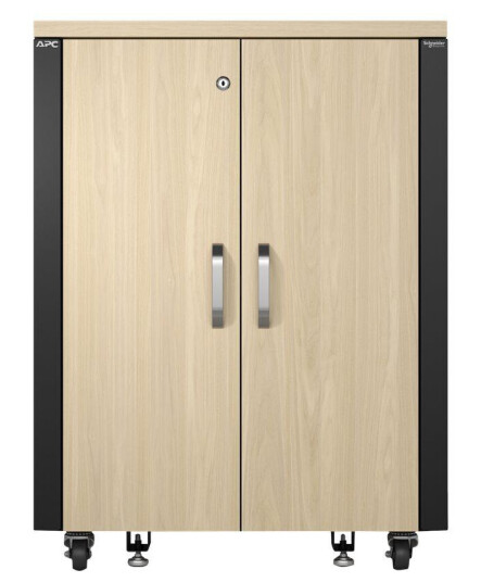 APC NetShelter - rack (horisontal) - lydisolert - 17U