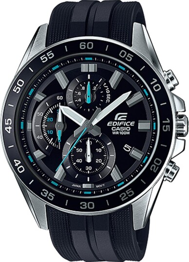 Casio Herreklokke EFV 550P 1AVUEF Edifice Sort/Resinplast Ø47 mm Casio Herreklokke EFV 550P 1AVUEF Edifice Sort/Resinplast Ø47 mm