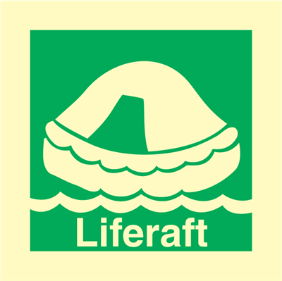 Jo Safety Liferaft Photoluminescent Rigid PR MM 150 x IMO 103102PRMM Jo Safety Liferaft Photoluminescent Rigid PR MM 150 x IMO 103102PRMM