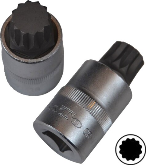 BATO Stifttopp kort 1/2" XZN M18.