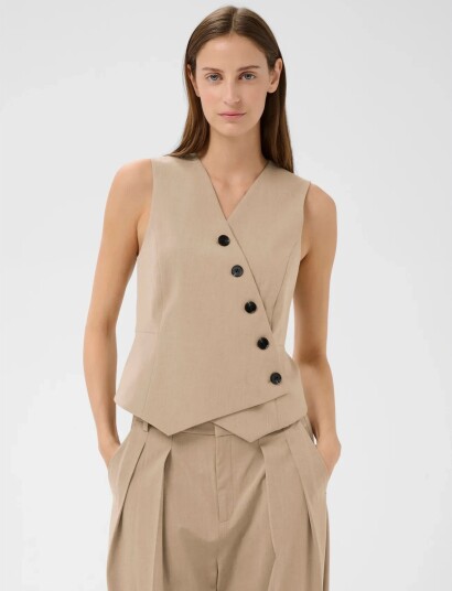 InWear Cierraiw Waistcoat Beige 38 InWear Cierraiw Waistcoat Beige 38