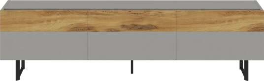 Sign TV benk 180 cm Grå/Eik