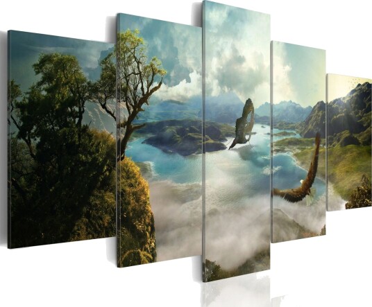 Bilde Falcons Flyging 100x50 Artgeist sp. z o. o.