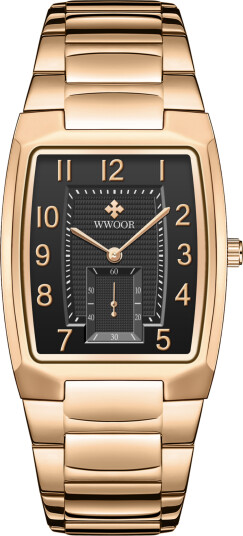 WWOOR Chronolux Rose Gold Black WWOOR Chronolux Rose Gold Black
