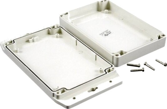 Hammond Electronics 1555J2f42gy Universalkapsling 159 X 91 X 62 Polykarbonat Lysgrå