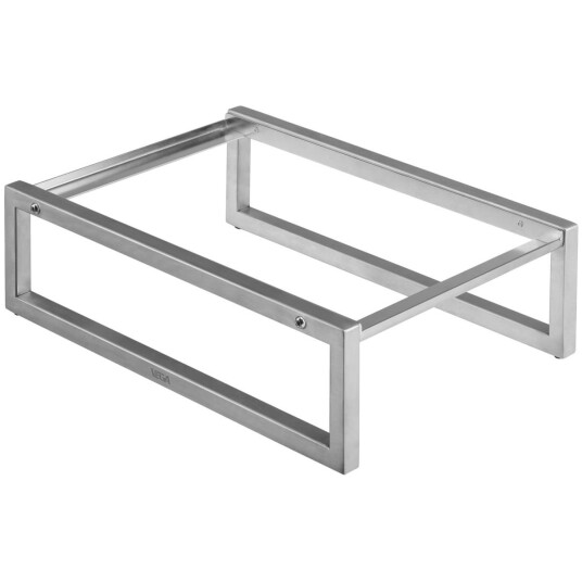 VEGA Understell Torresso GN 1/3 lav; Størrelse GN 1/3, 24x36x10 cm (LxBxH); Sølvfarge; Rektangulær
