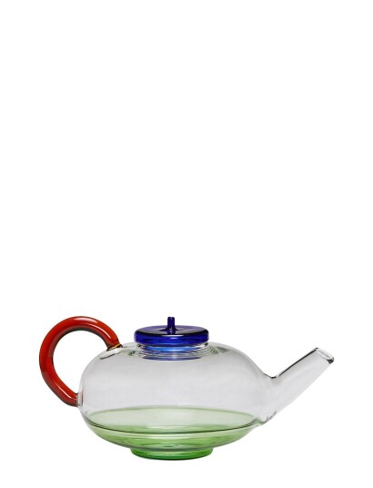 Hübsch Norush Tekande Patterned AMBER,BLUE,CLEAR,GREEN ONE SIZE