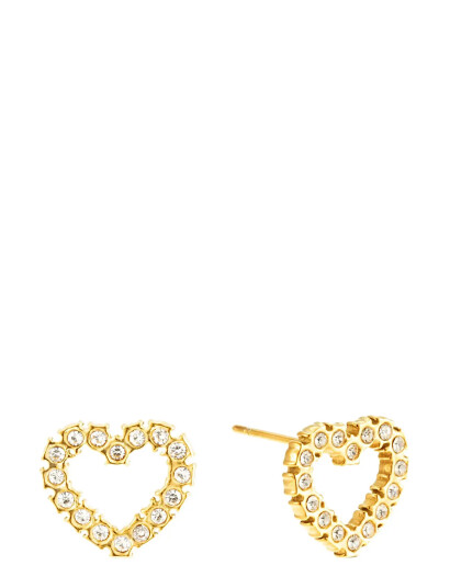 By Jolima Valentina Studs Gold ONE SIZE 1 cm