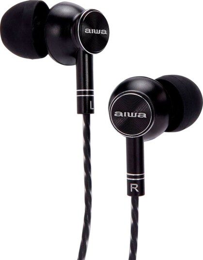 Aiwa ESTM-100BK In-Ear Hodetelefoner Svart
