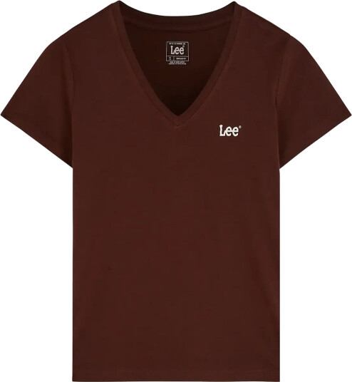 Lee Jeans V Neck Burgundy L